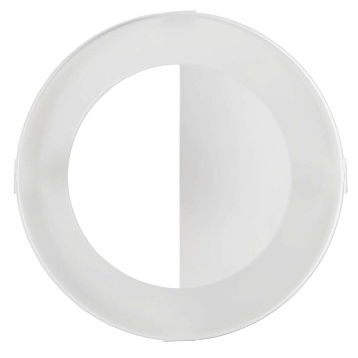 Keystone 6 Inch Wall Wash Trim For Recessed Commercial Downlights White (KT-RDLED-6A-WW-TRIM)