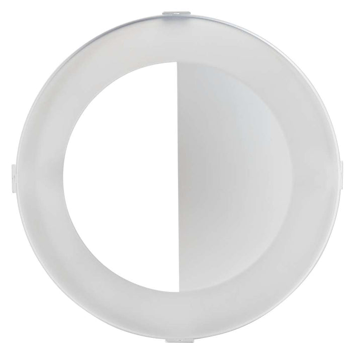 Keystone 8 Inch Wall Wash Trim For Recessed Commercial Downlights White (KT-RDLED-8A-WW-TRIM)