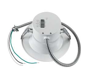 Keystone 6 Inch LED Commercial Downlight Wattage/CCT Selectable 24W/21W/18.5W/13W/9.5W 2700K/3000K/3500K/4000K/5000K Embedded Smartloop PIR Sensor (KT-RDLED24PS-6A-9CAF-VDIM /FC7)