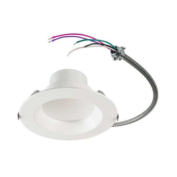 Keystone 10 Inch Circular LED Commercial Downlight Wattage/CCT Selectable 38W/32W/28W/24W/20W 2700K/3000K/3500K/4000K/5000K 90 CRI 120-277V Combination Dimming (KT-RDLED38PS-10A-9CSF-CDIM)