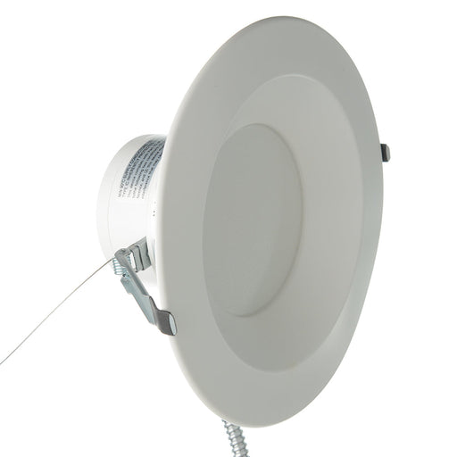 Keystone 8 Inch Circular LED Commercial Downlight Featuring Wattage/CCT Selectable 29W/23W/16.5W 3000K/3500K/4000K 120-277V Input 90 CRI 0-10V Dimming (KT-RDLED29PS-8A-9CSE-VDIM)