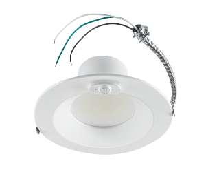 Keystone 8 Inch LED Commercial Downlight Wattage/CCT Selectable 30W/27W/23W/20W/16W 2700K/3000K/3500K/4000K/5000K Embedded Smartloop PIR Sensor (KT-RDLED30PS-8A-9CAF-VDIM /FC7)