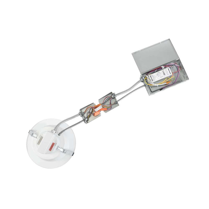 Keystone 8 Inch Recessed Emergency LED Downlight Power Select/CCT Selectable 30W/27W/23W/20W/16W 2700K/3000K/3500K/4000K/5000K 120-277V 0-10V 4W Emergency Pack (KT-RDLED30PS-8A-9CSF-VDIM-EM4)