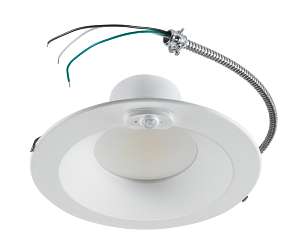 Keystone 10 Inch LED Commercial Downlight Wattage/CCT Selectable 38W/32W/28W/24W/20W 2700K/3000K/3500K/4000K/5000K Embedded Smartloop PIR Sensor (KT-RDLED38PS-10A-9CAF-VDIM /FC7)