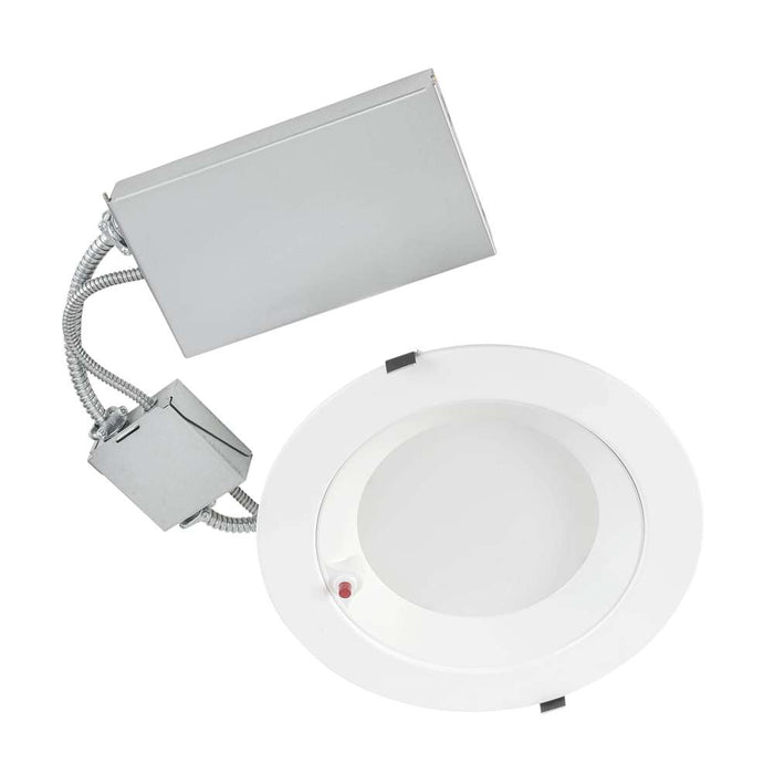 Keystone 10 Inch Recessed Emergency LED Downlight Power Select/CCT Selectable 38W/32W/28W/24W/20W 2700K/3000K/3500K/4000K/5000K 120-277V 0-10V 4W Emergency Pack (KT-RDLED38PS-10A-9CSF-VDIM-EM4)