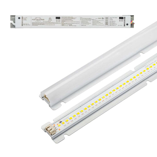 Keystone Linear LED Retrofit Kit Power Select/CCT Selectable 10W/14W/18W 3500K/4000K/5000K 120-277V 12V Auxiliary Tap (KT-RKIT18PS-D11L1-8CSA-VDIM)