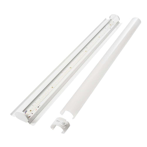 Keystone 4 Foot LED Strip Retrofit Power Select/CCT Selectable 30W/20W/16W 3500K/4000K/5000K 120-277V 0-10V Dimming 12V Aux Controls Ready (KT-RKIT30PS-4S-8CSA-VDIM /CR)