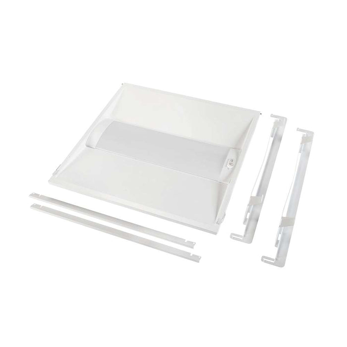 Keystone 2X2 LED Center Basket Doorframe Retrofit Selectable 35W/30W/24W 3500K/4000K/5000K 0-10V Dimming 12V Aux 2-Pack Priced Per Each (KT-RKIT35PS-22DC-8CSA-VDIM /2PK)