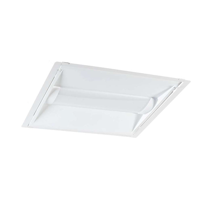 Keystone 2X2 LED Center Basket Doorframe Retrofit Wattage/CCT Selectable 35W/30W/24W 3500K/4000K/5000K 120-277V Input Frosted Curved Lens 0-10V Dimming (KT-RKIT35PS-22DC-8CSA-VDIM)