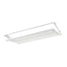 Keystone 2X4 LED Center Basket Doorframe Retrofit Wattage/CCT Selectable 30W/25W/20W 3500K/4000K/5000K 120-277V Frosted Curved Lens 0-10V (KT-RKIT30PS-24DC-8CSA-VDIM /CR)