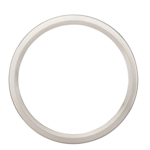Keystone Clip-On Trim Brushed Nickel Used On 5 Inch Series A Round LED Surface Mount Downlight (KT-SMLED-5RA-BN-TRIM)