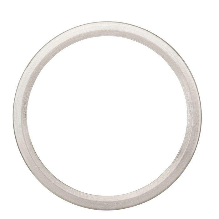 Keystone Clip-On Trim Brushed Nickel Used On 5 Inch Series A Round LED Surface Mount Downlight (KT-SMLED-5RA-BN-TRIM)