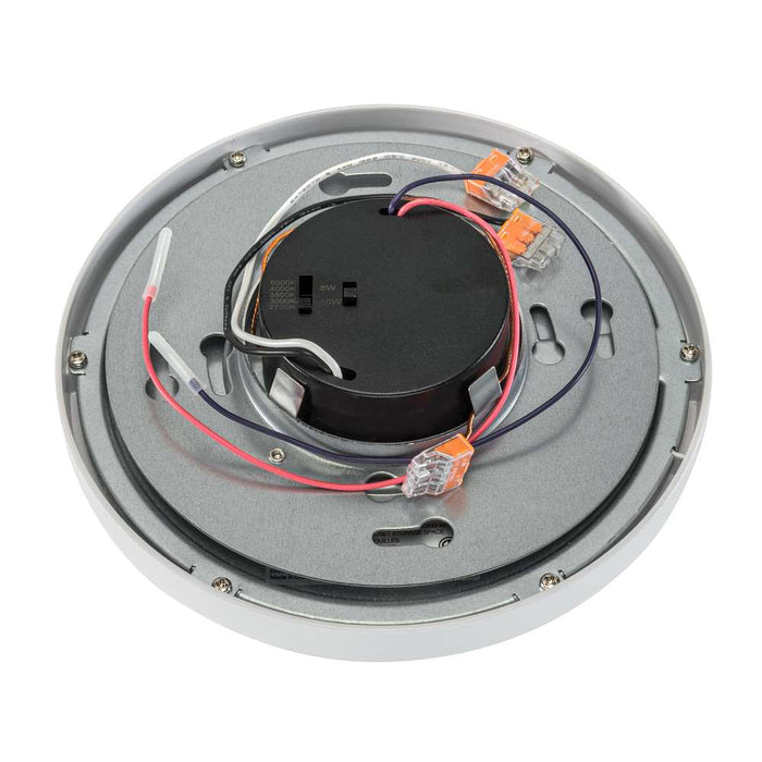 Keystone 7 Inch Round LED Closet Rated Surface Mount Downlight Power Select/CCT Selectable 10W/8W 2700K/3000K/3500K/4000K/5000K 120-277V Tri-Mode Dimming (KT-SMLED10PS-7RB-9CSF-CDIM-CR)