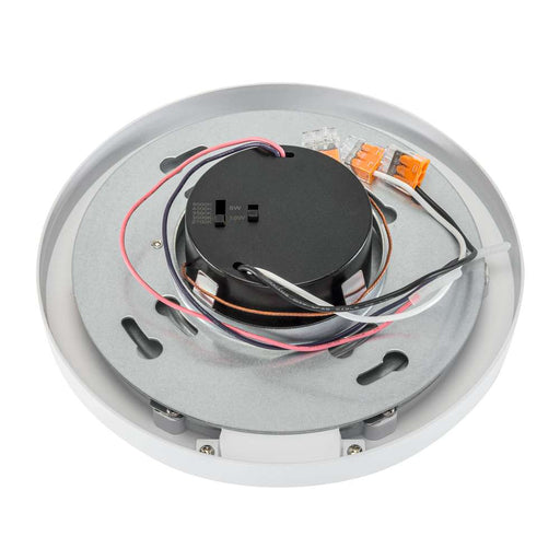 Keystone 7 Inch Round LED Closet Rated Surface Mount Downlight Power Select/CCT Selectable 10W/8W 2700K/3000K/3500K/4000K/5000K 120-277V Integrated PIR Sensor (KT-SMLED10PS-7RB-9CSF-ND-PIR)