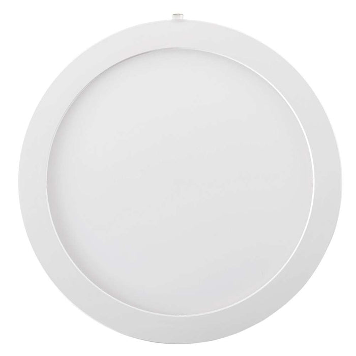 Keystone 9 Inch Round LED Surface Mount Downlight 14.5W CCT Selectable 2700K/3000K/3500K/4000K/5000K 120-277V Tri-Mode Dimming Integrated 3W Emergency (KT-SMLED14-9RC-9CSF-CDIM-EM3)