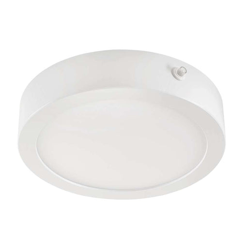 Keystone 9 Inch Round LED Surface Mount Downlight 14.5W CCT Selectable 2700K/3000K/3500K/4000K/5000K 120-277V Tri-Mode Dimming Integrated 3W Emergency (KT-SMLED14-9RC-9CSF-CDIM-EM3)