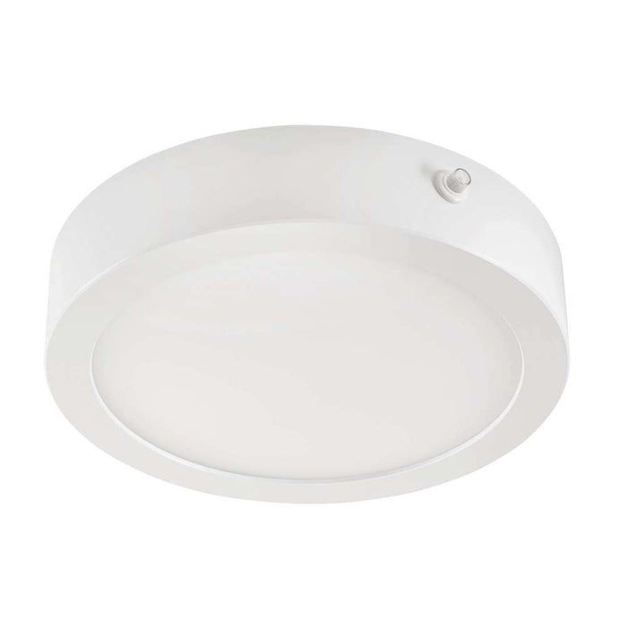 Keystone 9 Inch Round LED Surface Mount Downlight 14.5W CCT Selectable 2700K/3000K/3500K/4000K/5000K 120-277V Tri-Mode Dimming Integrated 3W Emergency (KT-SMLED14-9RC-9CSF-CDIM-EM3)