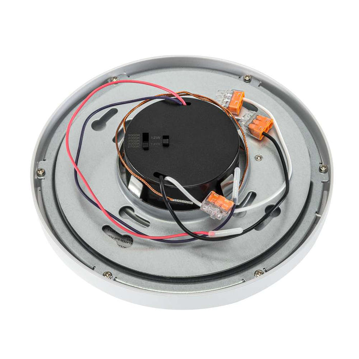 Keystone 7 Inch LED Surface Mount Downlight Power Select/CCT Selectable 14W/12W 2700K/3000K/3500K/4000K/5000K 120-277V 90 CRI Tri-Mode Dimming (KT-SMLED14PS-7RB-9CSF-CDIM)