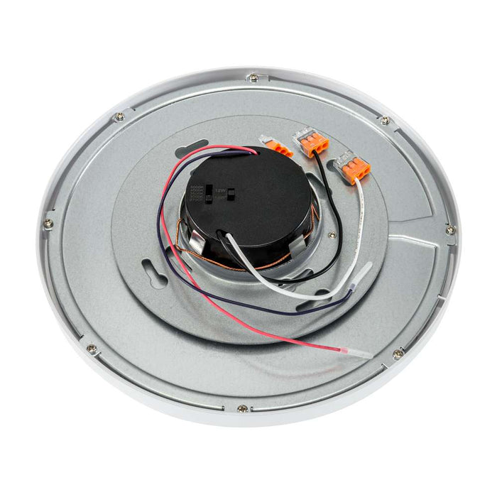 Keystone 9 Inch Round LED Closet Rated Surface Mount Downlight Power Select/CCT Selectable 14W/12W 2700K/3000K/3500K/4000K/5000K 120-277V Tri-Mode Dimming (KT-SMLED14PS-9RB-9CSF-CDIM-CR)