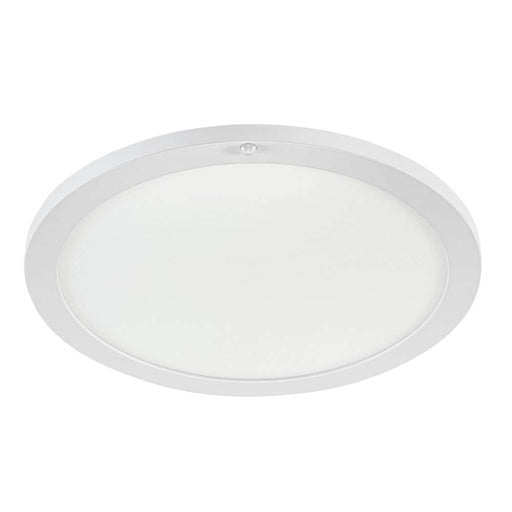 Keystone 15 Inch Round LED Closet Rated Surface Mount Downlight Power Select/CCT Selectable 20W/18W 2700K/3000K/3500K/4000K/5000K 120-277V Integrated PIR Sensor (KT-SMLED20PS-15RB-9CSF-ND-PIR)
