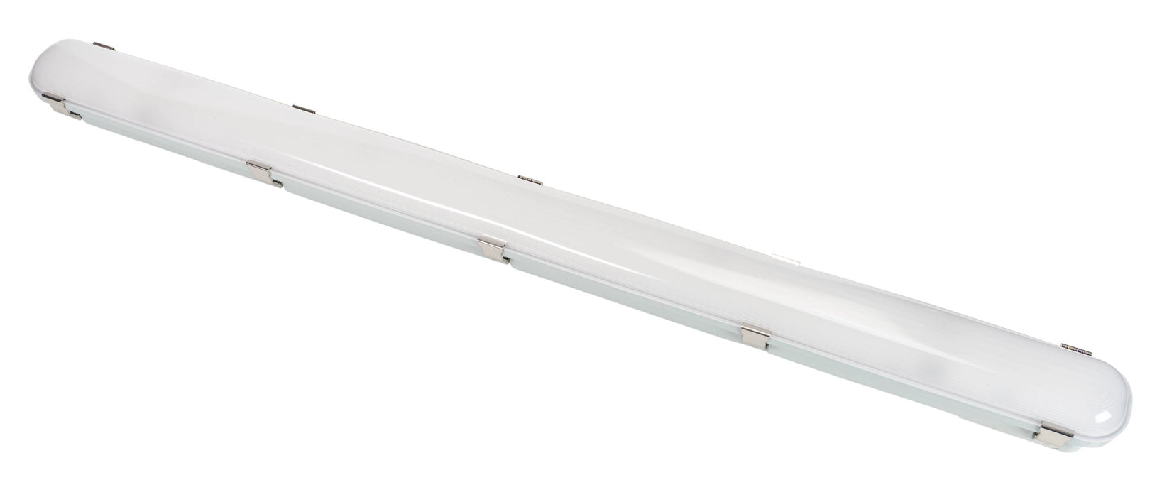 Keystone 4 Foot Vapor Tight Fixture Featuring Wattage/CCT Selectable 75/64/44W 3500K/4000K/5000K 120-277V Frosted Lens 0-10V Dimming (KT-VTLED75PS-4A-8CSA-VDIM)