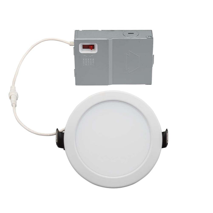 Keystone Fire Rated 4 Inch LED Slim Wafer Downlight 11W CCT Selectable 2700K/3000K/3500K/4000K/5000K 90 CRI 120V Phase Dimming Remote Driver (KT-WDLED11-F4A-9CSF-FDIM)