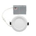 Keystone Fire Rated 4 Inch LED Recessed Wafer Downlight 11W CCT Selectable 2700K/3000K/3500K/4000K/5000K 120V Phase Dimming Remote Driver (KT-WDLED11-F4B-9CSF-FDIM)