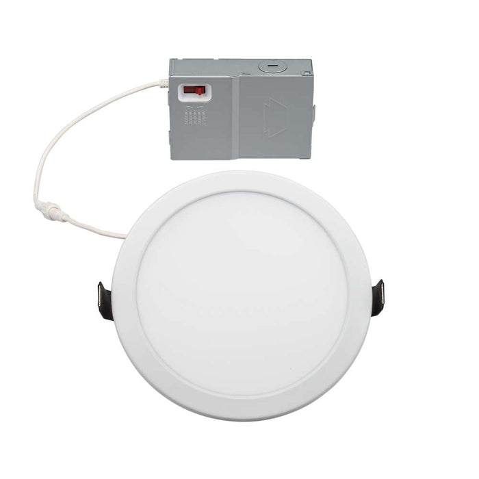 Keystone Fire Rated 6 Inch LED Slim Wafer Downlight 15W CCT Selectable 2700K/3000K/3500K/4000K/5000K 90 CRI 120V Phase Dimming Remote Driver (KT-WDLED15-F6A-9CSF-FDIM)