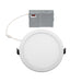 Keystone Fire Rated 6 Inch LED Slim Wafer Downlight 15W CCT Selectable 2700K/3000K/3500K/4000K/5000K 90 CRI 120V Phase Dimming Remote Driver (KT-WDLED15-F6A-9CSF-FDIM)