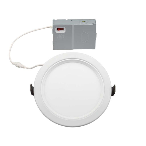 Keystone Fire Rated 6 Inch LED Recessed Wafer Downlight 15W CCT Selectable 2700K/3000K/3500K/4000K/5000K 120V Phase Dimming Remote Driver (KT-WDLED15-F6B-9CSF-FDIM)