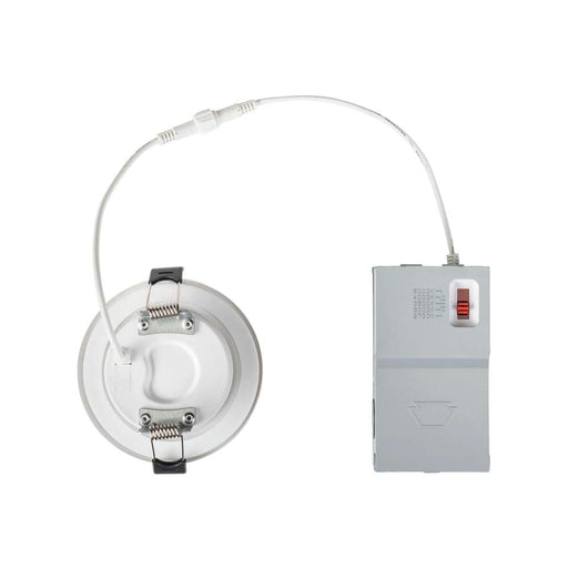 Keystone 3 Inch Circular LED Slim Wafer Downlight 6.5W CCT Selectable 2700K/3000K/3500K/4000K/5000K 90 CRI 120V Phase Dimming Remote Driver (KT-WDLED6.5-3A-9CSF-FDIM)