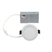 Keystone Fire Rated 3 Inch LED Slim Wafer Downlight 6.5W CCT Selectable 2700K/3000K/3500K/4000K/5000K 90 CRI 120V Phase Dimming Remote Driver (KT-WDLED6.5-F3A-9CSF-FDIM)