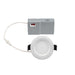 Keystone Fire Rated 3 Inch LED Recessed Wafer Downlight 6.5W CCT Selectable 2700K/3000K/3500K/4000K/5000K 120V Phase Dimming Remote Driver (KT-WDLED6.5-F3B-9CSF-FDIM)
