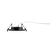 Keystone 3 Inch 6.5W LED Slim Wafer Downlight CCT Selectable 2700K/3000K/3500K/4000K/5000K 120V Phase Dimming Remote Driver Black (KT-WDLED6.5-3A-9CSF-FDIM-B)