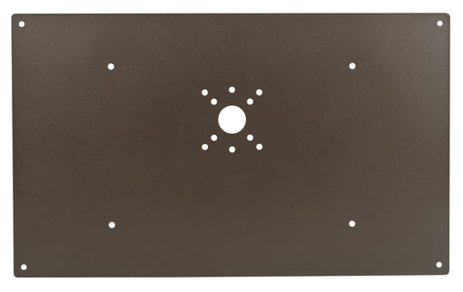 Keystone Back Plate For Medium Size Wallpacks Covers Legacy Style Large HID Housing Dimensions Standard Bronze Color (KT-WPLED-BP-M)