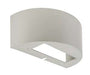 Keystone Half Moon Shell Unpainted Used On Series 5 Full Cutoff Wall Packs (KT-WPLED-M5-HM-1-KIT-U)