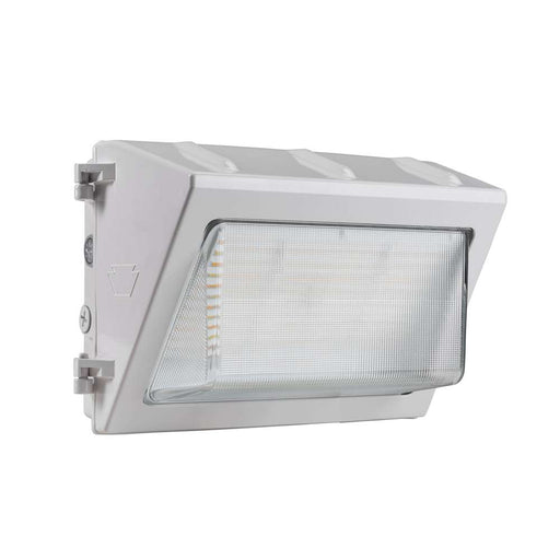 Keystone LED Open Face Wall Pack Power Select/CCT Selectable 55W/45W/35W 3000K/4000K/5000K 120-277V 0-10V Dimming Photocell White (KT-WPLED55PS-M1-8CSB-VDIM-W)