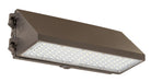 Keystone Series 5 Full Cutoff LED Wall Pack Power/Color Select 55W/45W/35W 3000K/4000K/5000K Built-In Photocell 120-277V Input Bronze (KT-WPLED55PS-M5-8CSB-VDIM)