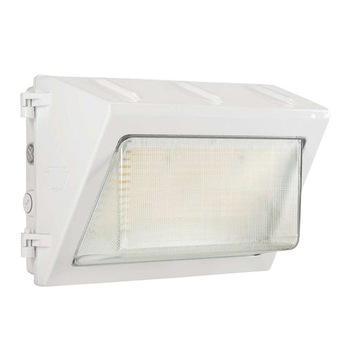 Keystone LED Open Face Wall Pack Power Select/CCT Selectable 80W/70W/55W 3000K/4000K/5000K 120-277V 0-10V Dimming Photocell White (KT-WPLED80PS-M1-8CSB-VDIM-W)
