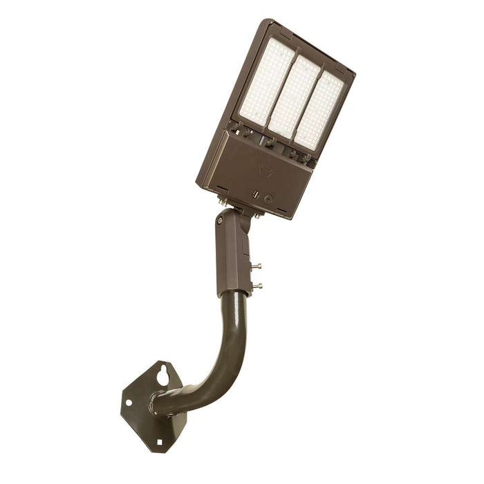 Keystone Right Angle Bracket 11 Inch Bronze For Wood Pole Mounting Compatible With 2 3/8 Inch Slipfitter Mounts (KT-WPM-RA-11)