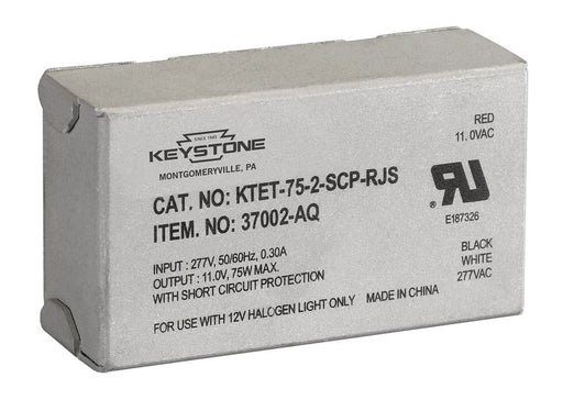 Keystone 75W Transformer 11V Output With Studs (KTET-75-2-SCP-RJS-CP)