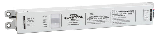 Keystone LED Driver 35W Selectable Output Currents Include 700Ma-850Ma 20-42VDC Output Voltage 0-10V Dimming (KTLD-35-UV-PS850-42-VDIM-LM1)