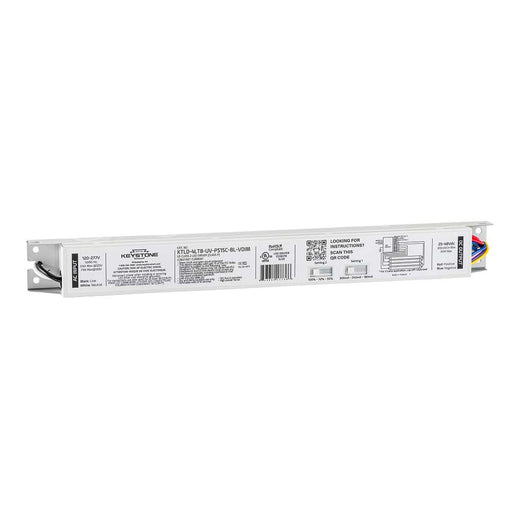 Keystone Constant Current LED Driver Type C 4-Channel 120-277V Input Bi-Level Dimming 0-10V Dimming Power Select 15W Per Channel 12V Aux (KTLD-4LT8-UV-PS15C-BL-VDIM)