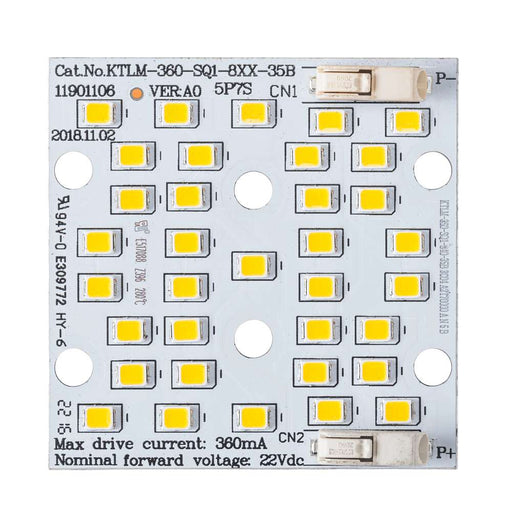 Keystone LED Module 360Ma 1.875 Inch Square 800 Series 4000K 35 LEDs (KTLM-360-SQ1-840-35B-CP)