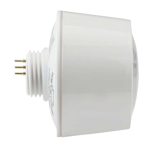 Keystone Screw-In LED Passive Infrared [PIR] Occupancy/Daylight Sensor 50 Foot Max Mounting Height 12V IP65 Bi-Level Control Adjustable Hold Time Dim Level And Standby Time (KTS-PIR4-12V-PKO)