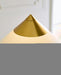 Generation Lighting Franklin Floor Lamp Burnished Brass Finish With White Linen Fabric Shade (KT1291BBS1)