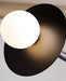 Generation Lighting Nodes Large Chandelier Midnight Black Finish With Milk White Glass Shades (KC1035MBK)