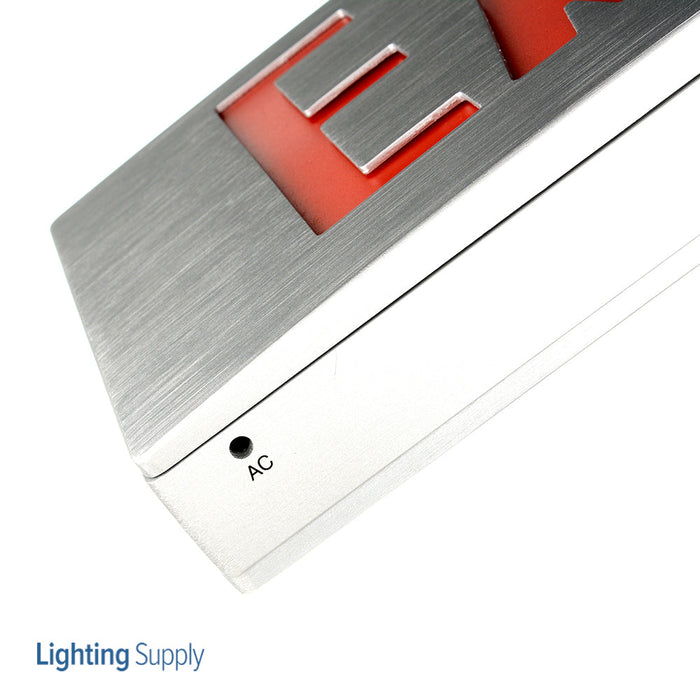 Best Lighting Products Die-Cast LED Exit Single Face Red Letters Available In Aluminum Housing And Face AC Only (KXTEU1RAA)