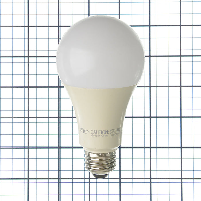 TCP LED A-Lamp Series 17W A21 Dimmable 25000 Hours 100W Equivalent 4100K 1675Lm E26 Base Omnidirectional Frost California Qualified (L100A21D2541KCQ)