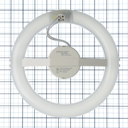 TCP LED Circline Lamp With Connector 13W T9 Non-Dimmable 50000 Hours 2700K 1900Lm Frost (L13T9N5027K)